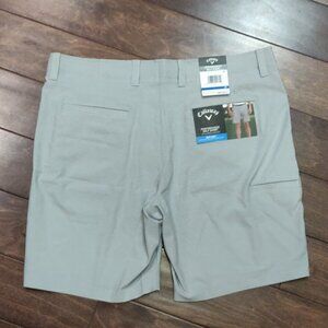 Callaway Performance Golf Short Pearl Grey Size 38 NEW WITH TAGS